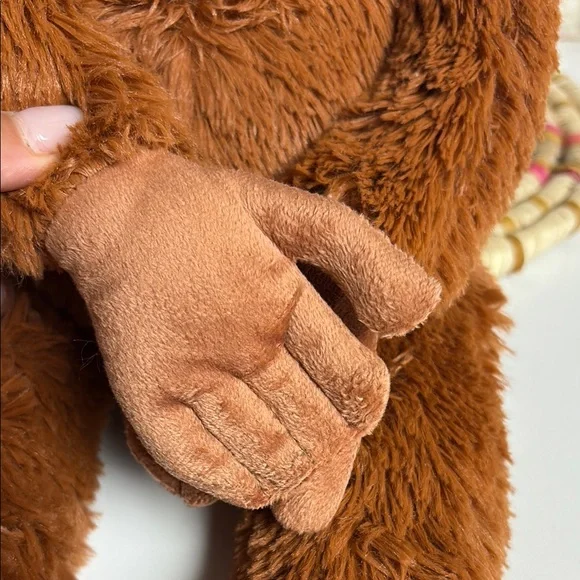 Adorable Brown Plush Monkey Toy punch monkey - Picture 4 of 9